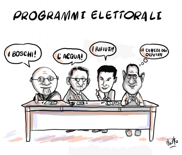 LA VIGNETTA | Programmi elettorali