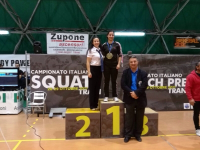 Campionato italiano sollevamento pesi, record nazionale di squat per un&#039;atleta di Brognaturo