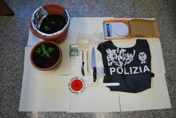 Vibo, arrestato un pregiudicato per spaccio di marijuana