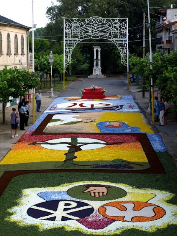 Vallelonga, tutto pronto per la tradizionale infiorata in onore della Madonna di Monserrato