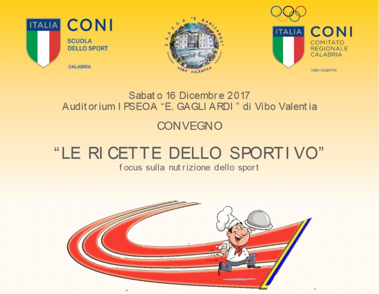 A Vibo il focus sulla nutrizione “Le ricette dello sportivo”