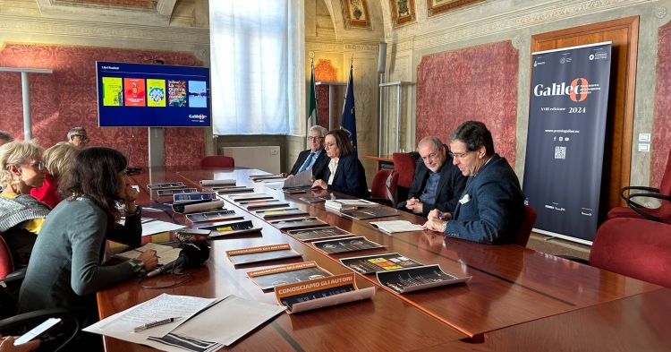 La conferenza stampa di presentazione della XVIII edizione del Premio letterario Galileo per la divulgazione scientifica