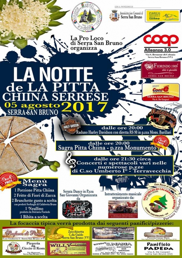 Serra, tutto pronto per &quot;La notte della pitta china serrese&quot;