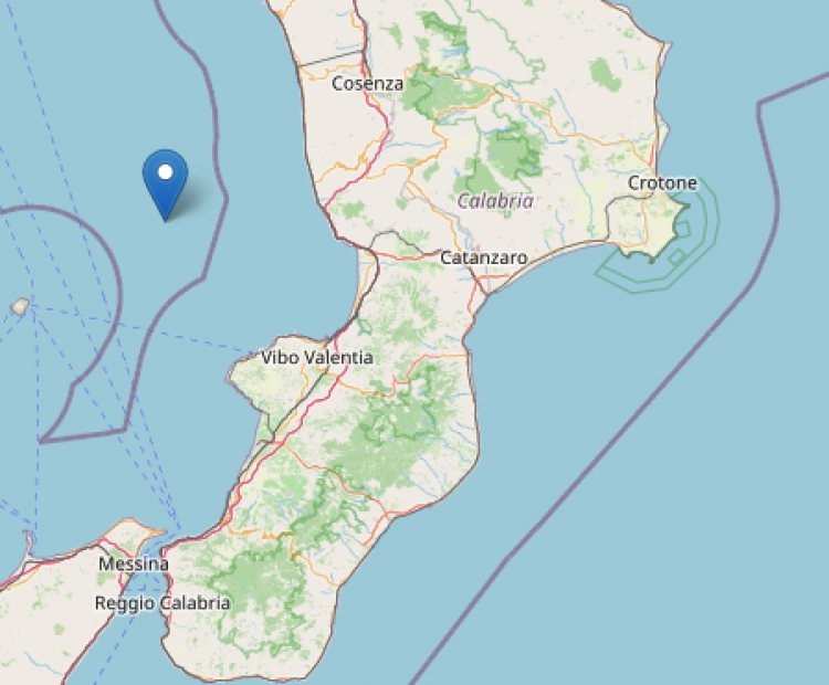 Scossa di terremoto nel Tirreno avvertita anche nel Vibonese