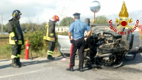 Incidente stradale a Mesiano, un ferito