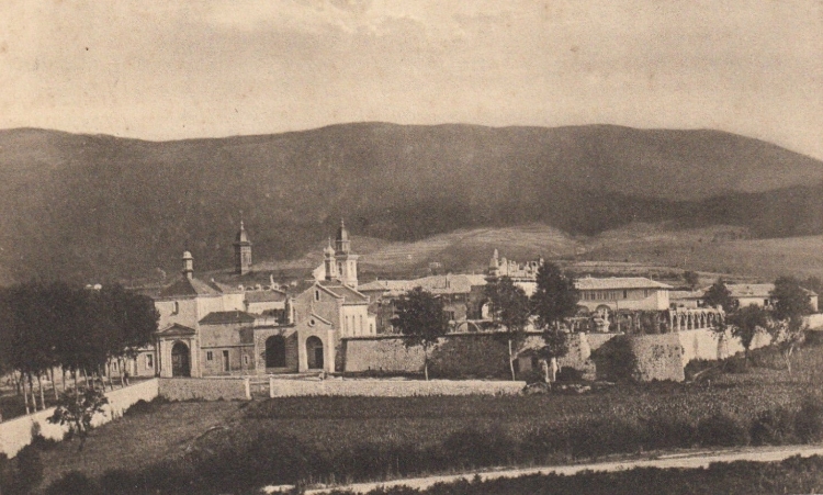 La Certosa di Serra San Bruno in una veduta degli inizi del &#039;900