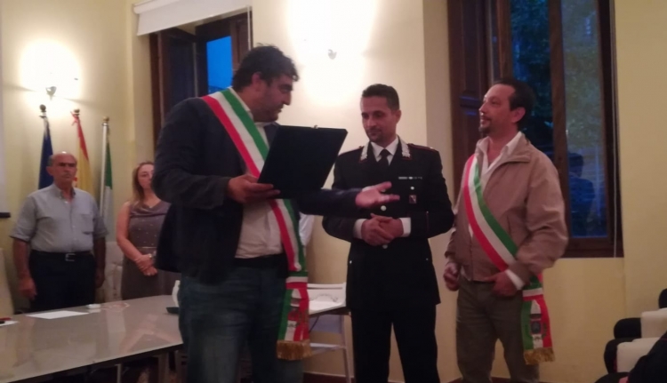 Massimiliano Cervo lascia la Stazione carabinieri di San Nicola