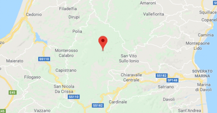 Terremoto di magnitudo 2.9 nelle Preserre catanzaresi