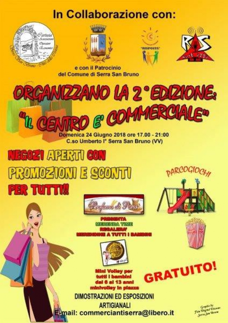 Serra, shopping e intrattenimento con l’iniziativa dell’associazione “Cartusia”