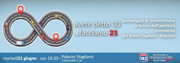 Trasversale, il 21 giugno giornata di mobilitazione del comitato