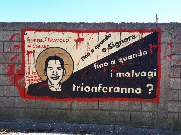 A Vibo un murales in ricordo di Filippo Ceravolo