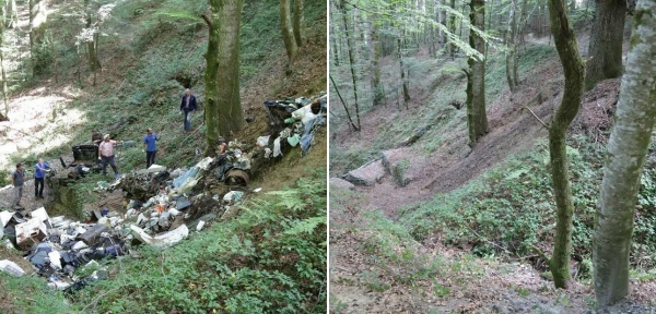 Parco delle Serre, rimosse discariche abusive in località &#039;Lu Bellu&#039; e &#039;Belle Donne&#039;