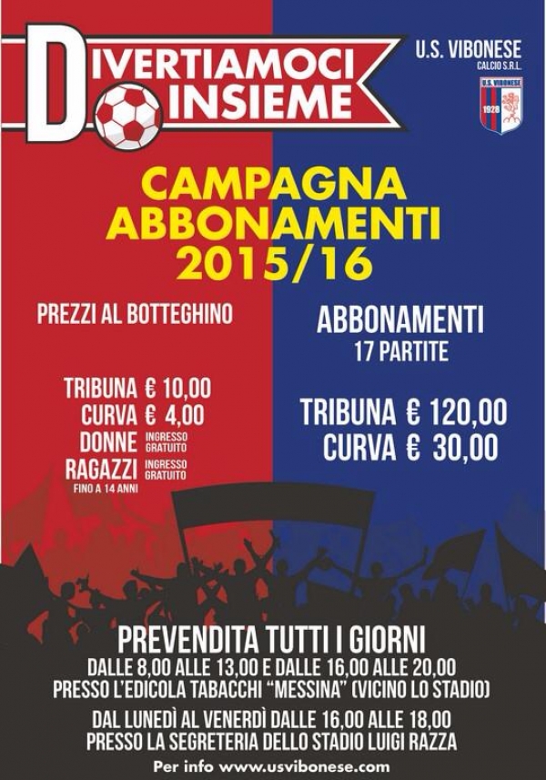 Serie D, la Vibonese lancia la campagna abbonamenti. E dalla Scafatese arriva Cuomo