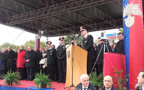 A Vibo l&#039;istituzione del 14° Battaglione Calabria dell&#039;Arma dei carabinieri