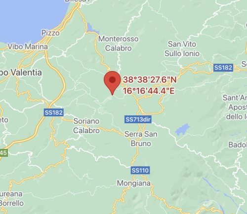 Terremoto di magnitudo 2.4 in provincia di Vibo