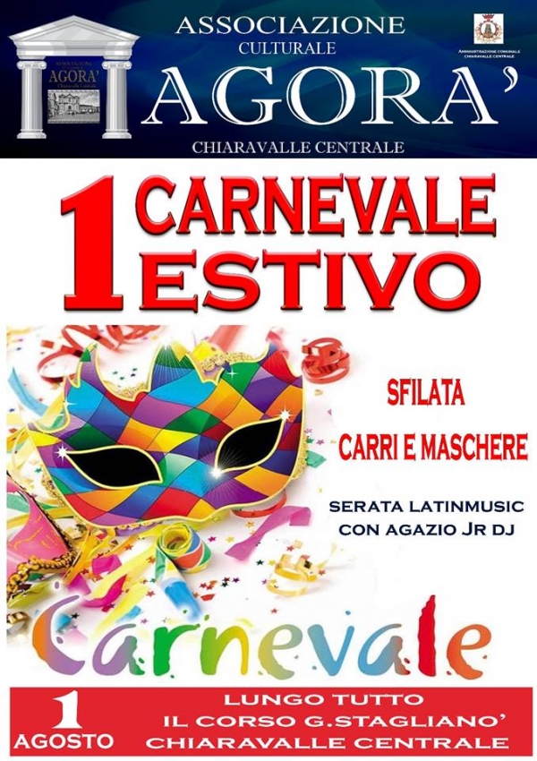 Tutto pronto per il Carnevale estivo di Chiaravalle