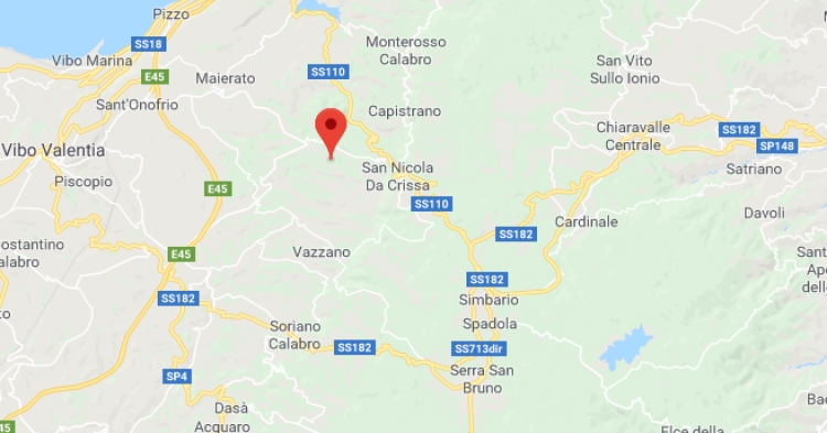 Terremoto di magnitudo 2.7 nel Vibonese