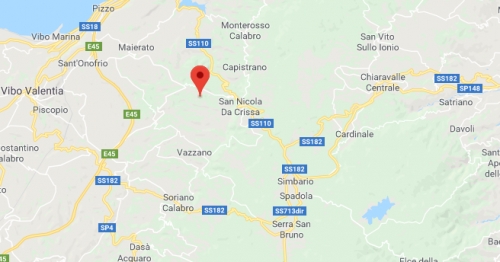 Terremoto di magnitudo 2.7 nel Vibonese