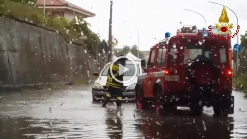 Maltempo, disagi e allagamenti a Vibo e a Ricadi - VIDEO