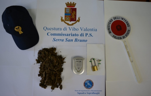 Serra, sorpresi con un involucro di marijuana: denunciati due minori