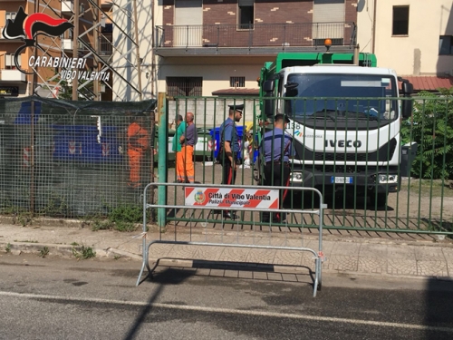 Sequestrata a Vibo l’isola ecologica di via Pellicanò