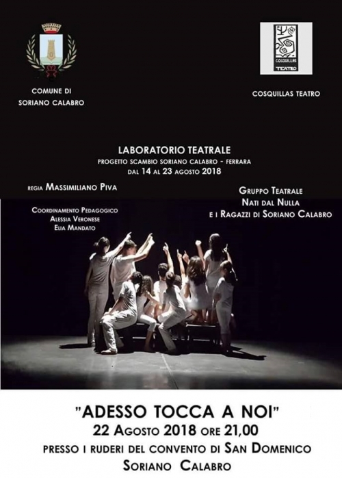 Laboratori di teatro, danza e arte tra le rovine di Soriano