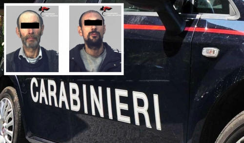 Aggrediscono i carabinieri con una mazza di ferro, arrestati padre e figlio a Filandari