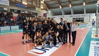 Volley, serie A2: la Tonno Callipo espugna Tricase e balza al primo posto