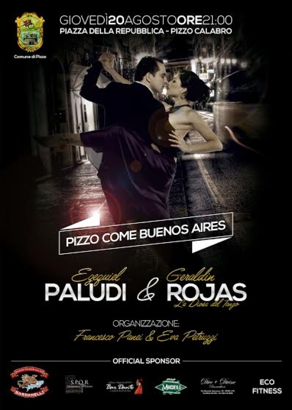 &#039;Pizzo come Buenos Aires&#039;, una serata all&#039;insegna del tango argentino con Paludi e Rojas